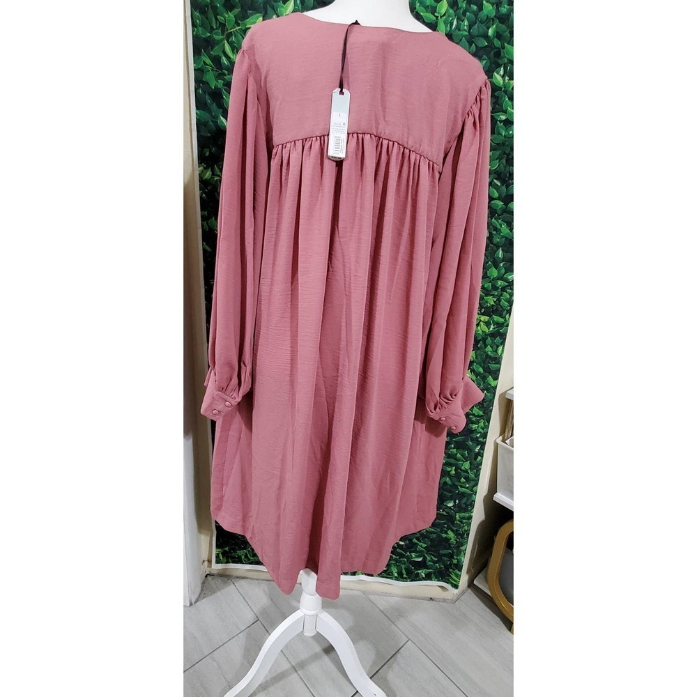 NWT Prologue Long Sleeve Dress - Pink Large - Picture 2 of 7